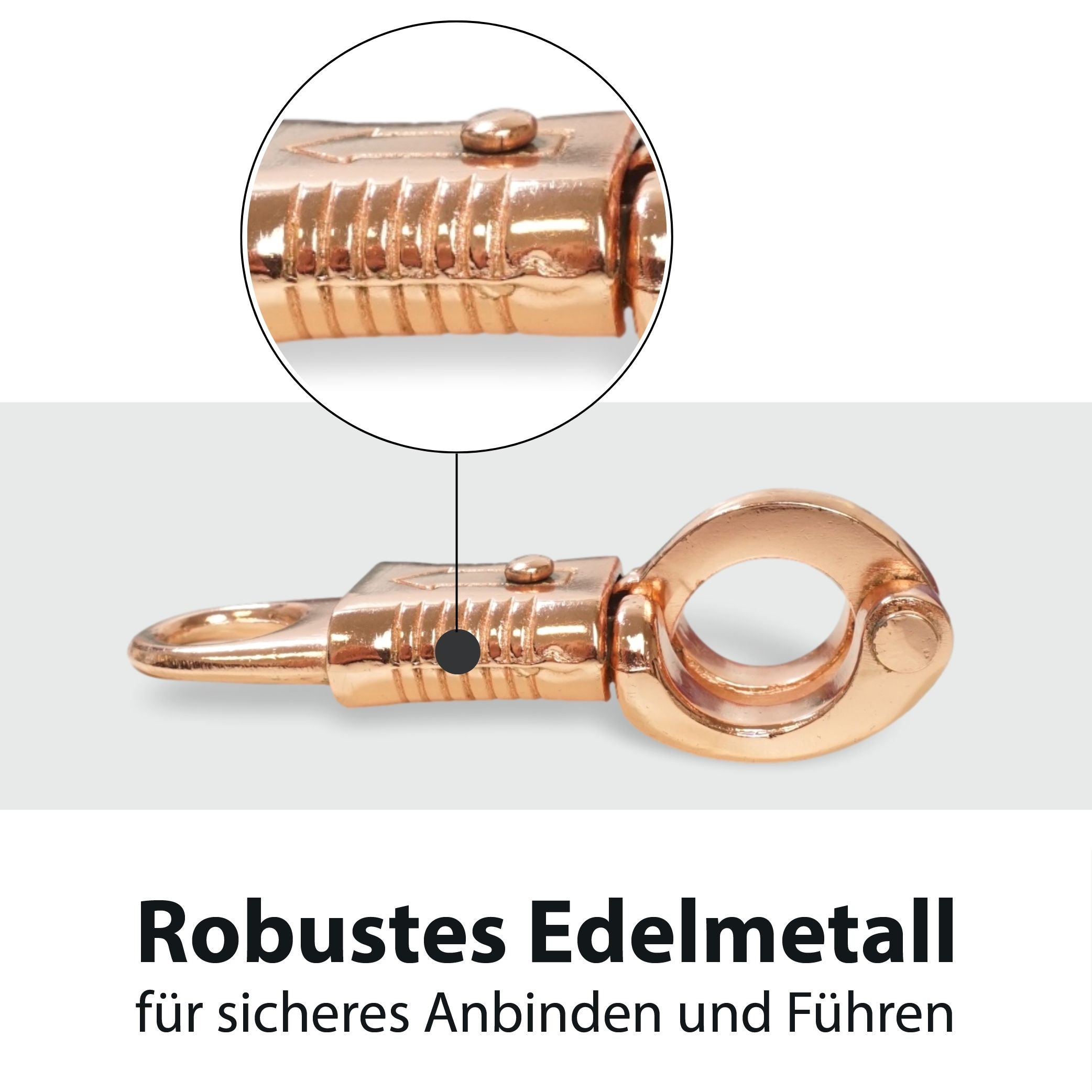 Panikhaken für Führstricke, ideal als Ersatzhaken